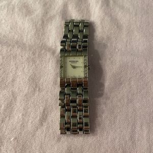 Raymond Weil Tema Watch Stainless Steel Diamonds Mother of Pearl face small